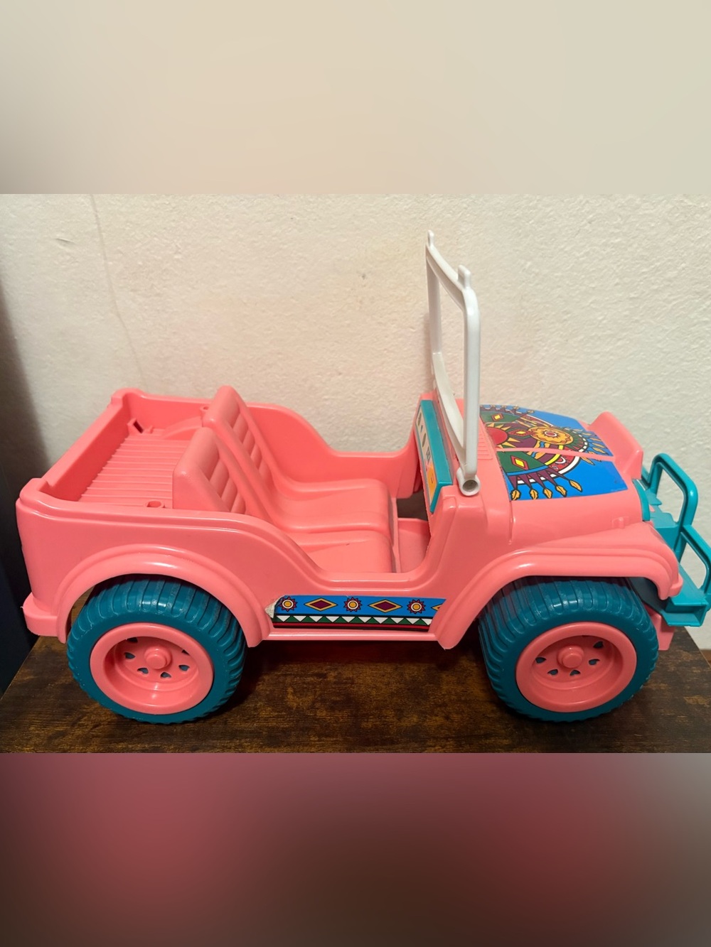 Vintage 1987 BARBIE Arco Western Desert Rider Jeep *INCOMPLETE*